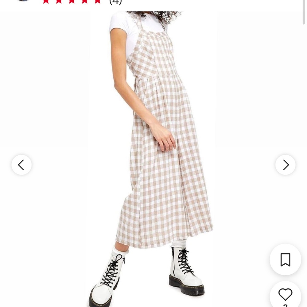 Free People Zuzu Seersucker Wide Leg Jumpsuit